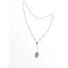 925 Sterling Silver Hamsa Hand Necklace with Evil Eye Pendant | Dublin Silver