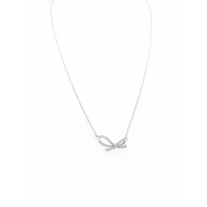 925 Sterling Silver Bow Necklace Delicate Chain | Dublin Silver