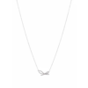 925 Sterling Silver Bow Necklace Delicate Chain | Dublin Silver