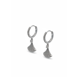 925 Sterling Silver Elegant Drop Earrings with Crystal Accents | Dublin Silver