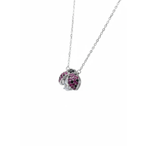 925 Sterling Silver Ladybug Pendant Necklace | Dublin Silver