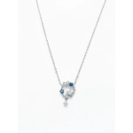 925 Sterling Silver Butterfly and Floral Pendant Necklace | Dublin Silver