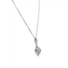 925 Sterling Silver Elegant Pendant Necklace with Cubic Zirconia | Dublin Silver