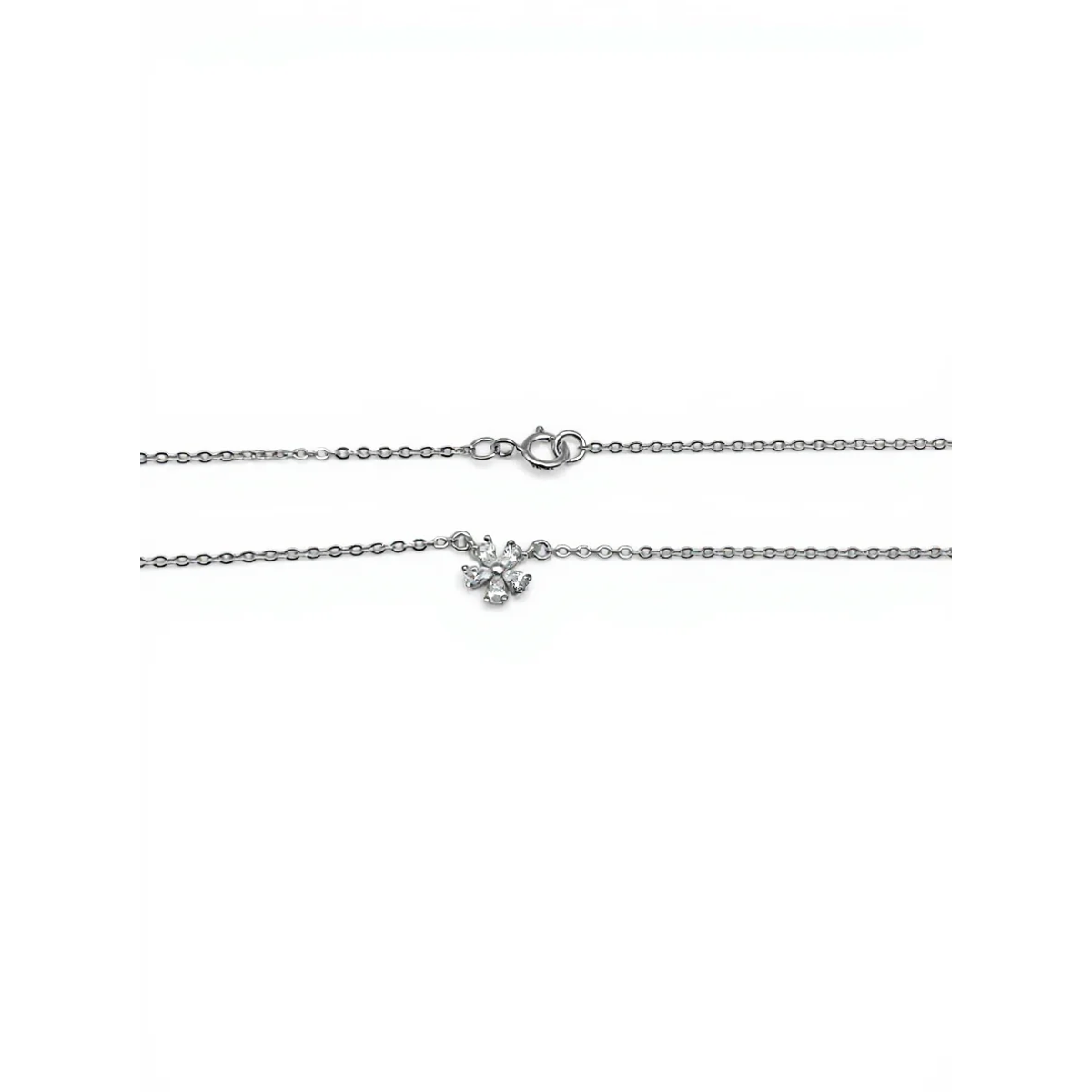 925 Sterling Silver Snowflake Pendant Necklace 18-inch Chain | Dublin Silver