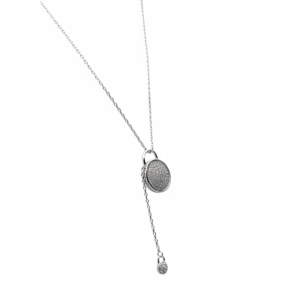 925 Sterling Silver Minimalist Pendant Necklace Adjustable Chain | Dublin Silver