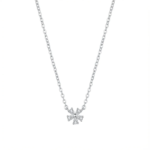925 Sterling Silver Snowflake Pendant Necklace 18-inch Chain | Dublin Silver