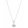 925 Sterling Silver Elegant Pendant Necklace Rose Gold Finish | Dublin Silver