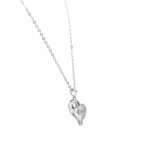 925 Sterling Silver Heart Pendant Necklace with Black Onyx | Dublin Silver