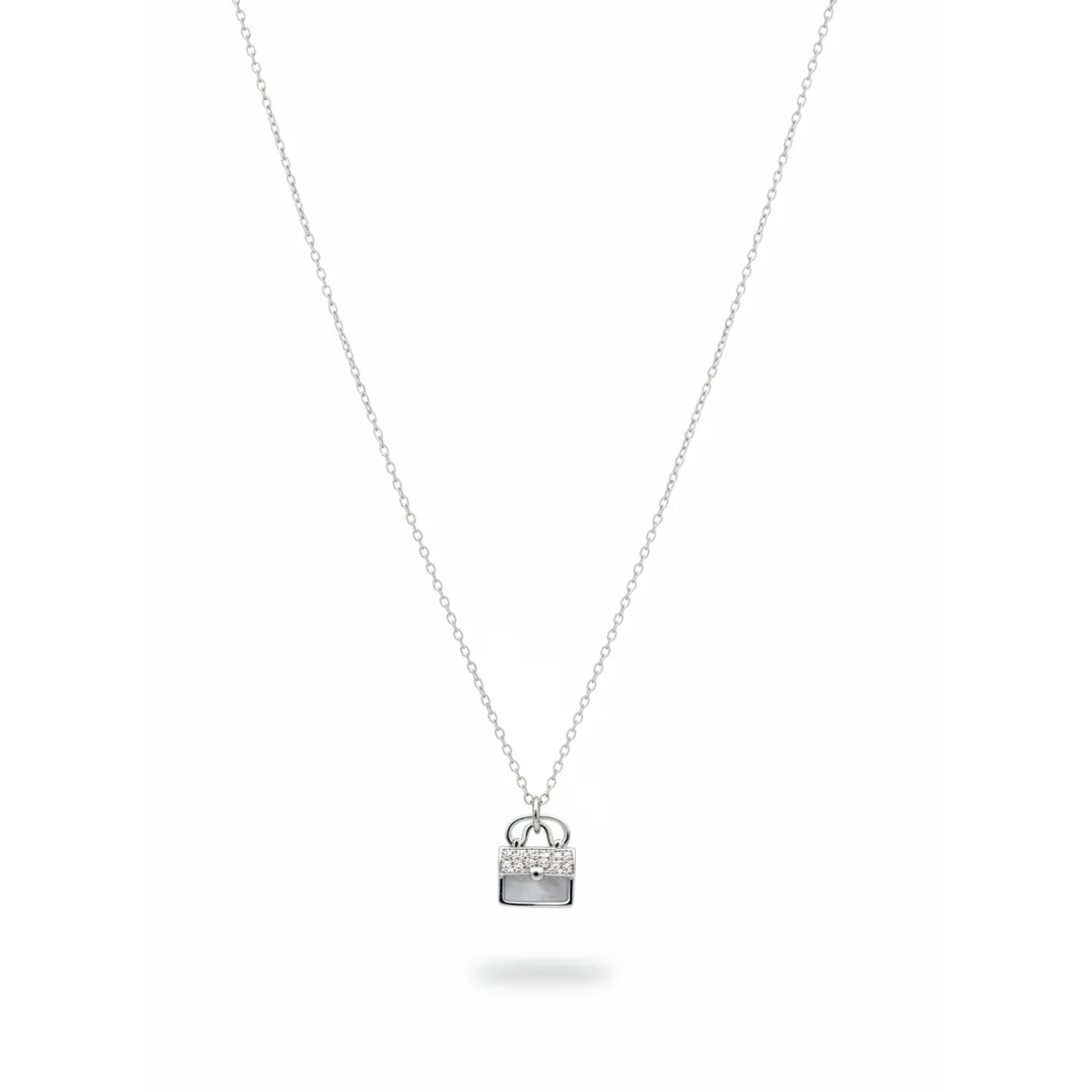 925 Sterling Silver Handbag Pendant Necklace | Dublin Silver