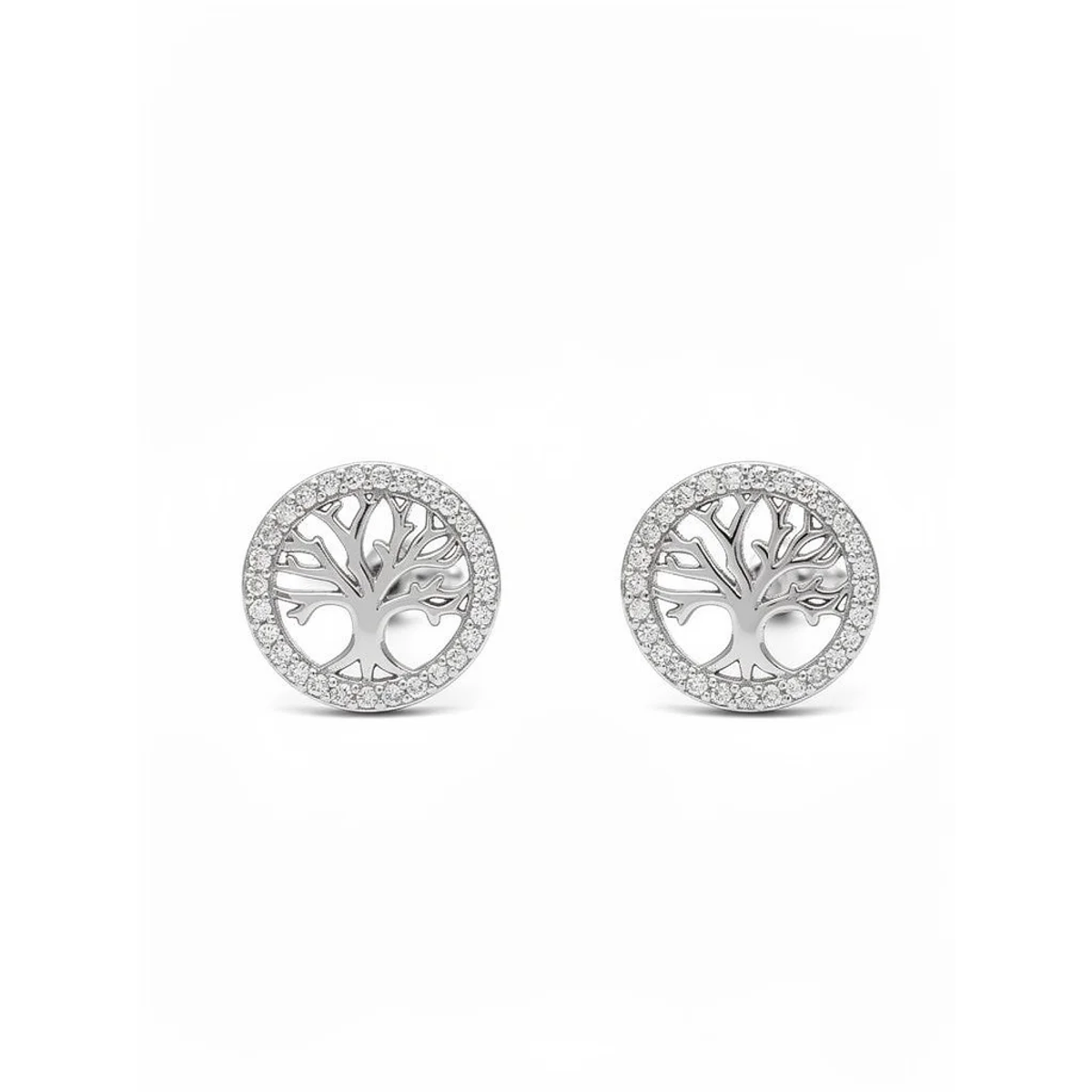 925 Sterling Silver Tree of Life Stud Earrings | Dublin Silver