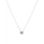 Sterling Silver Heart Pendant Necklace 18-inch Chain | Dublin Silver