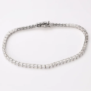 Sparkling 925 Sterling Silver Tennis Bracelet (10g) with Cubic Zirconia ✨