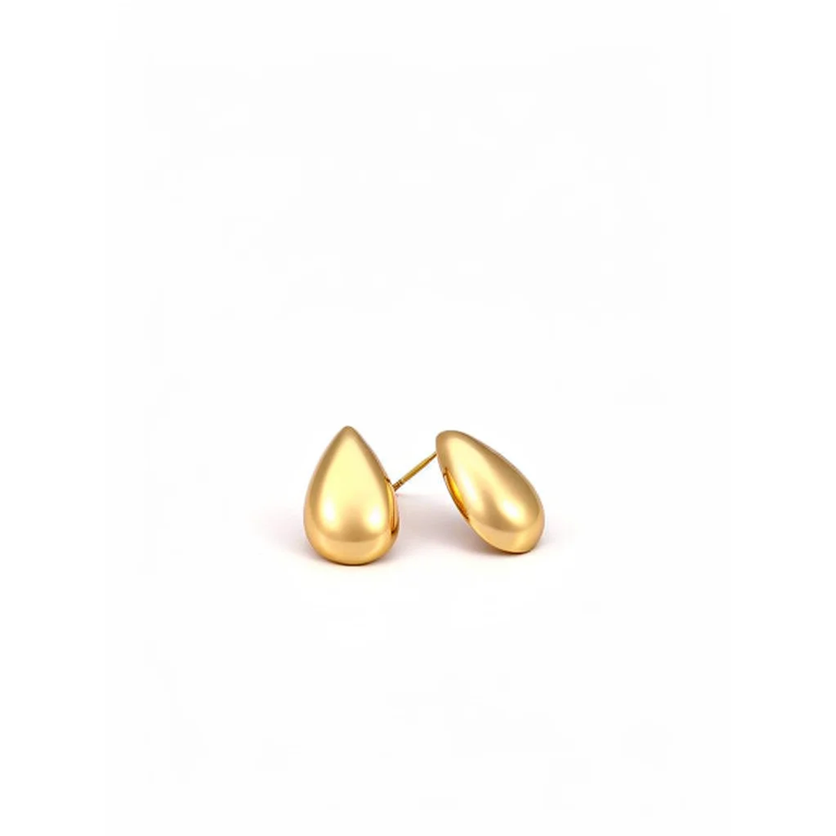 925 Sterling Silver Gold-Plated Teardrop Earrings | Dublin Silver