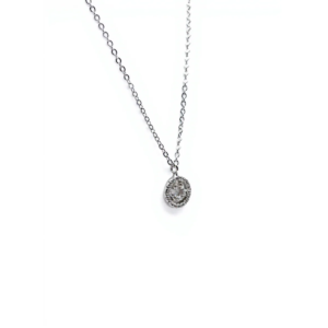 925 Sterling Silver Smiley Face Pendant Necklace | Dublin Silver