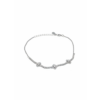 925 Sterling Silver Clover Anklet Adjustable Chain | Dublin Silver
