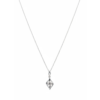 925 Sterling Silver Elegant Pendant Necklace with Cubic Zirconia | Dublin Silver
