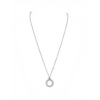 925 Sterling Silver Circle Pendant Necklace Elegant Chain | Dublin Silver