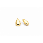 925 Sterling Silver Gold-Plated Teardrop Earrings | Dublin Silver