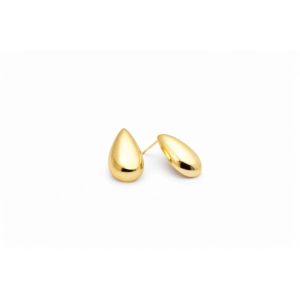 925 Sterling Silver Gold-Plated Teardrop Earrings | Dublin Silver