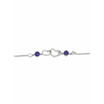 925 Sterling Silver Infinity Amethyst Bracelet with Lobster Clasp | Dublin Silver