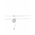 925 Sterling Silver Minimalist Pendant Necklace Adjustable Chain | Dublin Silver