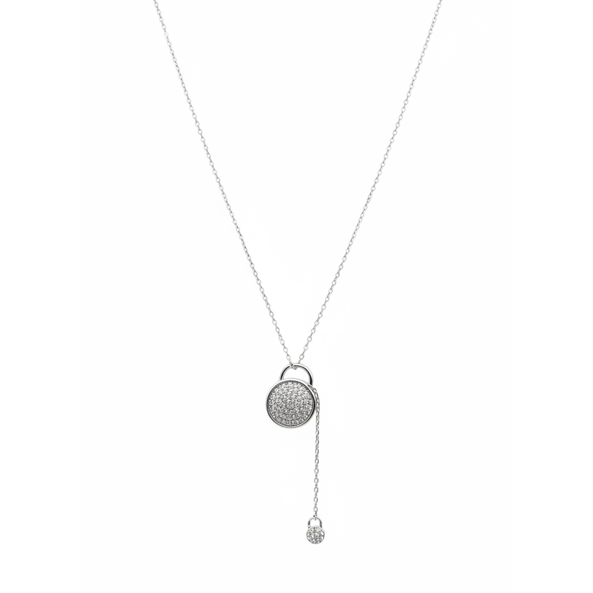 925 Sterling Silver Minimalist Pendant Necklace Adjustable Chain | Dublin Silver