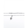 925 Sterling Silver Elegant Pendant Necklace with Cubic Zirconia | Dublin Silver