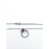 925 Sterling Silver Amethyst Teardrop Pendant Necklace | Dublin Silver