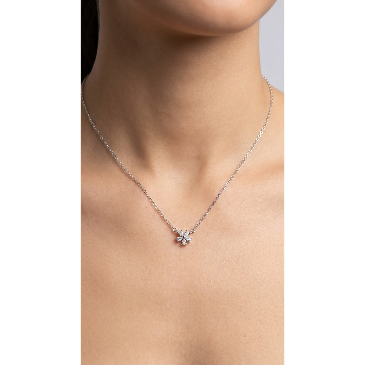 Elegant 925 Sterling Silver Snowflake Pendant Necklace | Dublin Silver