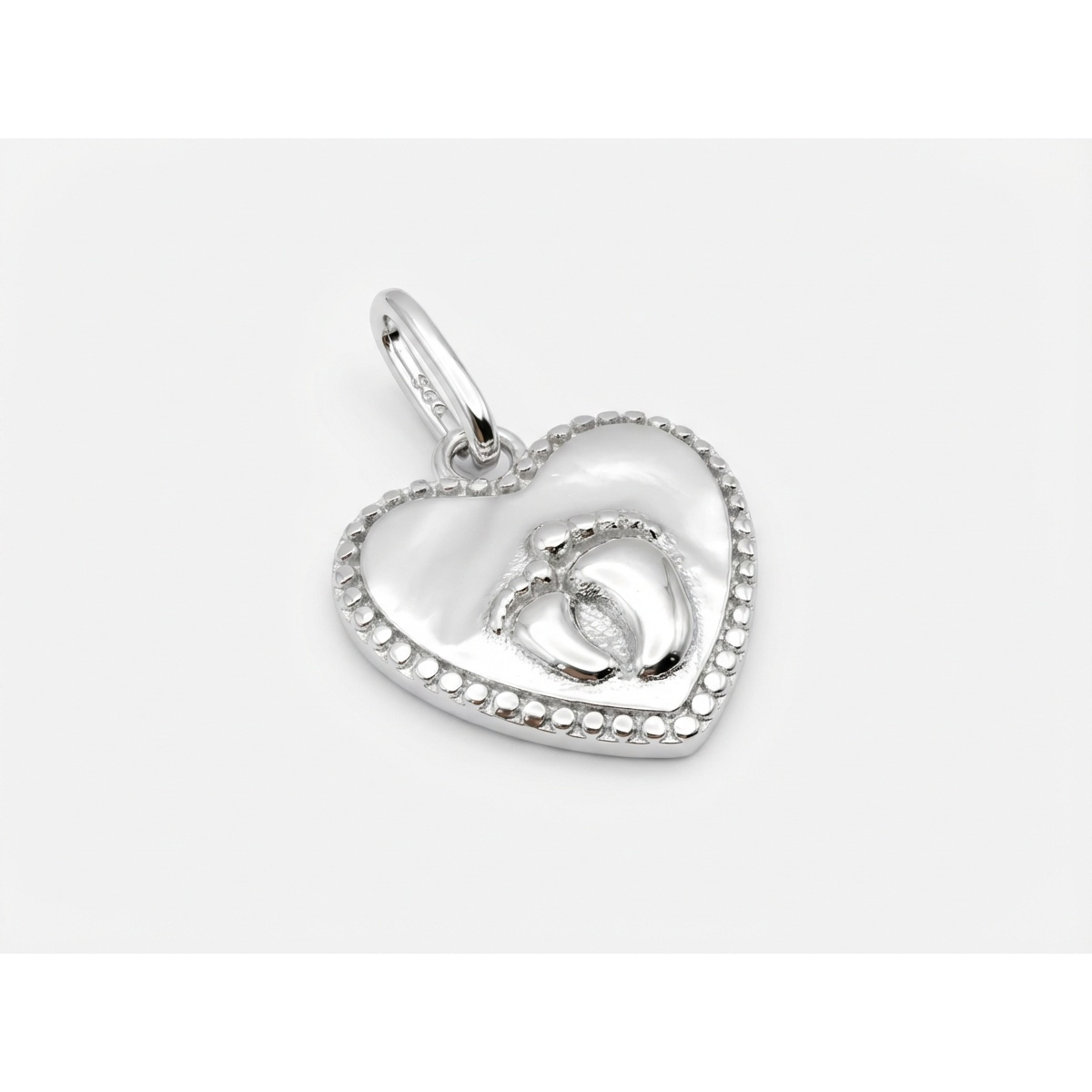 925 Sterling Silver Claddagh Heart Pendant | Dublin Silver