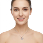 925 Sterling Silver Heart CZ Pendant Necklace | Dublin Silver