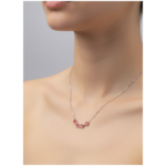 925 Sterling Silver Heart Clover Pendant Necklace 18-inch Chain | Dublin Silver