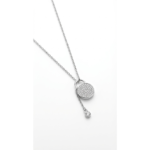 925 Sterling Silver Minimalist Pendant Necklace Adjustable Chain | Dublin Silver