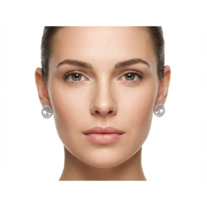 Exquisite 925 Sterling Silver Tree of Life Stud Earrings with Cubic Zirconia