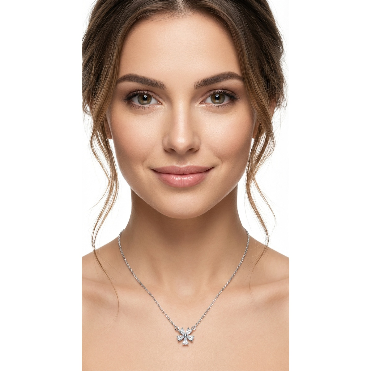 Elegant 925 Sterling Silver Snowflake Pendant Necklace | Dublin Silver