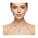 Dublin Silver 925 Sterling Silver Moon and Star Pendant Necklace