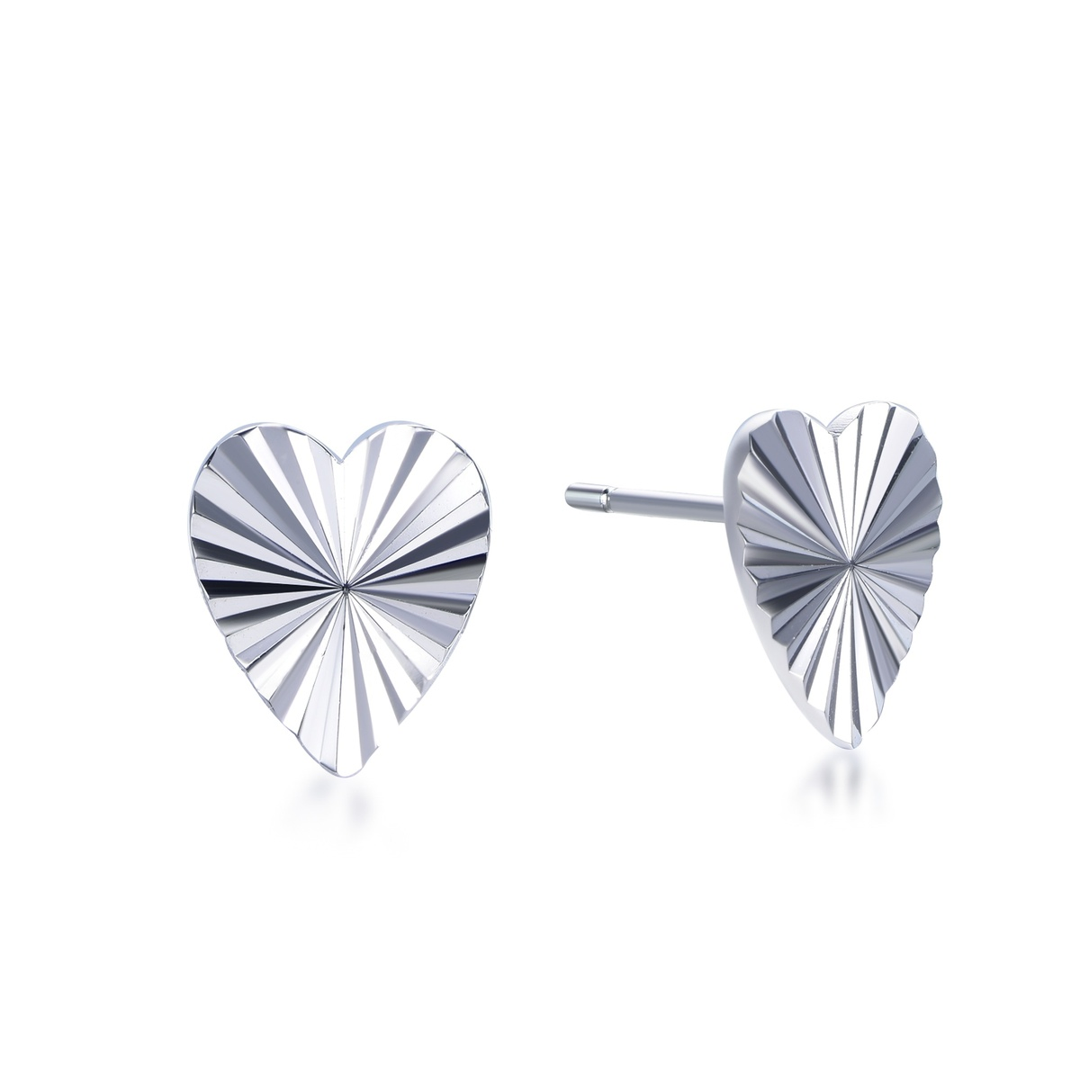 Glossy 925 sterling silver earrings showcasing elegant craftsmanship