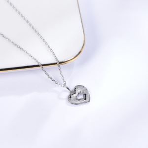 925 Sterling Silver Heart Pendant Necklace | Dublin Silver