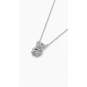 925 Sterling Silver Teddy Bear Pendant Necklace | Dublin Silver