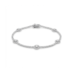 925 Sterling Silver Crystal Tennis Bracelet Elegant | Dublin Silver