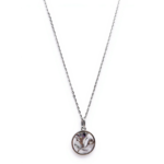 Dublin Silver 925 Sterling Silver Rose Pendant Necklace
