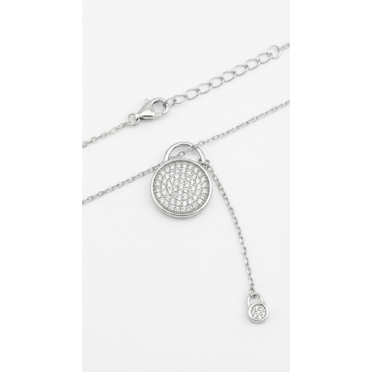 925 Sterling Silver Minimalist Pendant Necklace Adjustable Chain | Dublin Silver