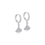 925 Sterling Silver Elegant Drop Earrings with Crystal Accents | Dublin Silver