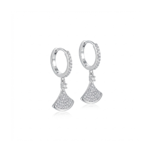925 Sterling Silver Elegant Drop Earrings with Crystal Accents | Dublin Silver