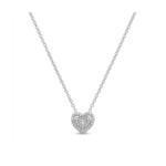 Dublin Silver 925 Sterling Silver Heart Pendant Necklace
