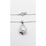 Dublin Silver 925 Sterling Silver Pearl Pendant Necklace