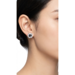 925 Sterling Silver Rose Stud Earrings Elegant Design | Dublin Silver