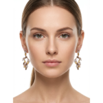 Sterling Silver Elegant Gemstone Dangle Earrings | Dublin Silver