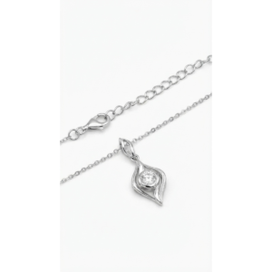 925 Sterling Silver Elegant Cubic Zirconia Pendant Necklace | Dublin Silver