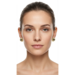 925 Sterling Silver Gold-Plated Rose Stud Earrings | Dublin Silver